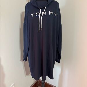 Tommy Hilfiger Navy Blue Tunic Hoodie